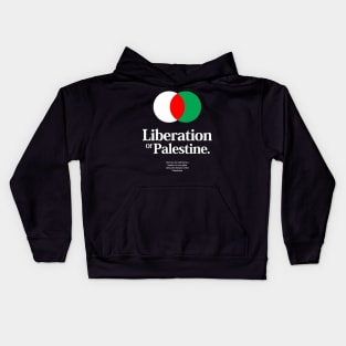 Liberation Of Palestine Kids Hoodie